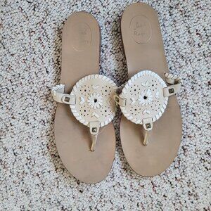 Jack Rogers Medalion Flip Flops Size 11
